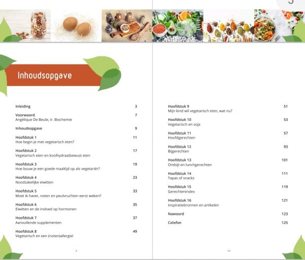 inhoud vegetarisch eten weten